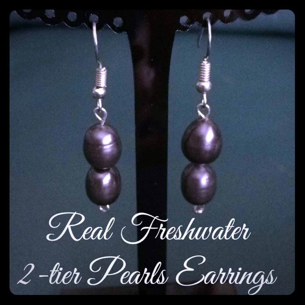 🆕Handmade Freshwater Pearls Earrings⭐️